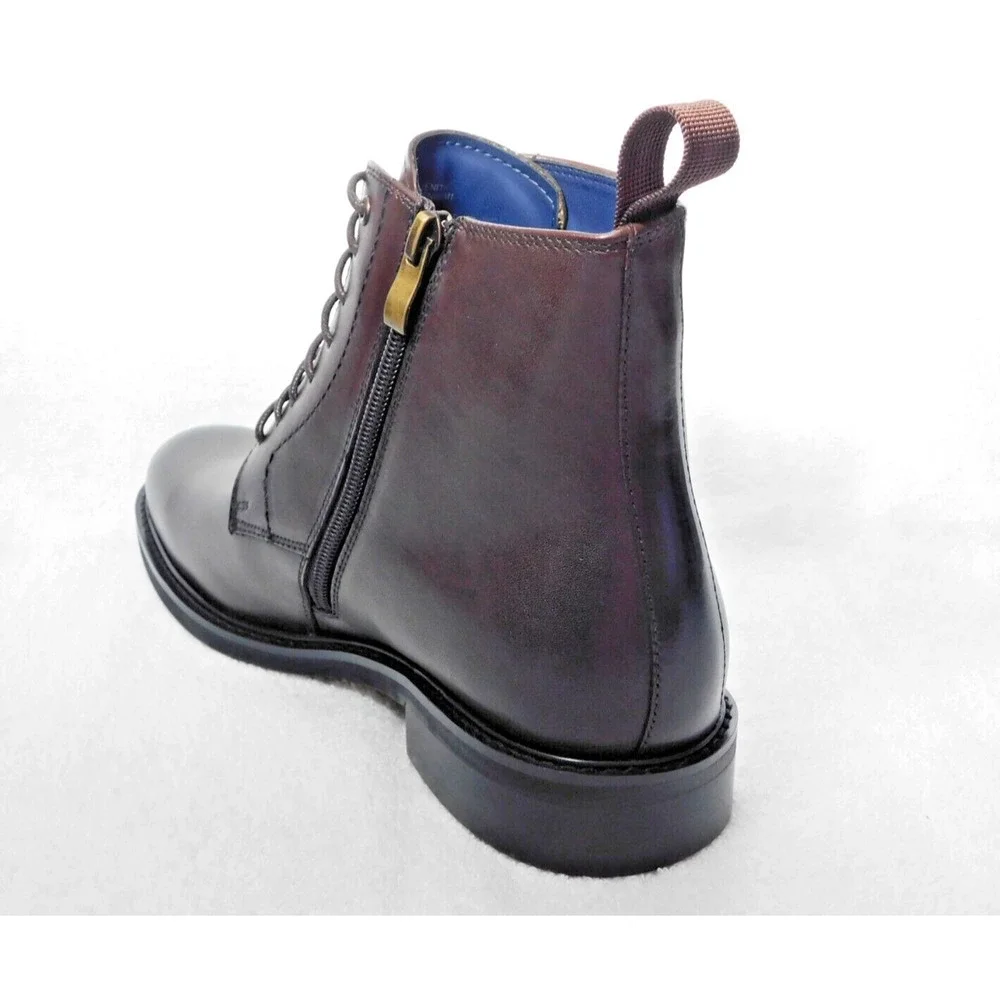 M25 Steve Madden Brown Yenith Men's Lace Up Leather Boot 11.5 M